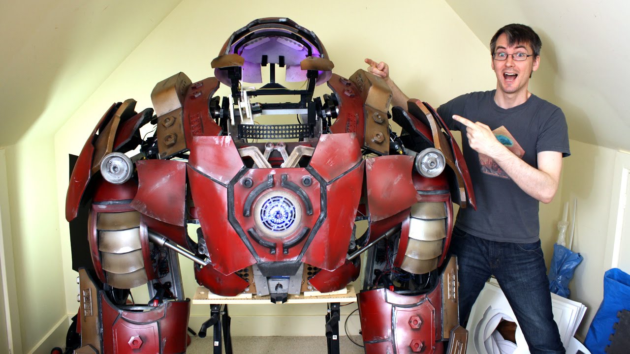 Iron Man Hulkbuster Cosplay #55 | Arm Controllers | James Bruton