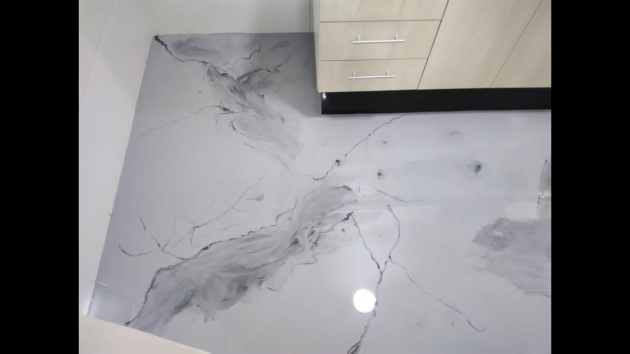Passo a passo Porcelanato Liquido marmorizado