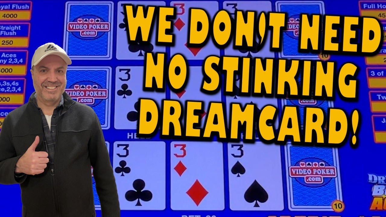 Нам не нужна эта чертова DreamCard? Видеопокер #казино #покер #видеопокер #азартныеигры #казино