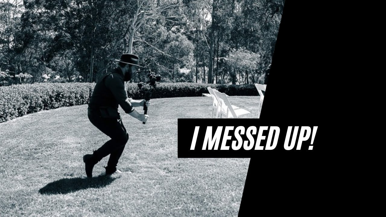 Top 5 mistakes I made as a wedding filmmaker