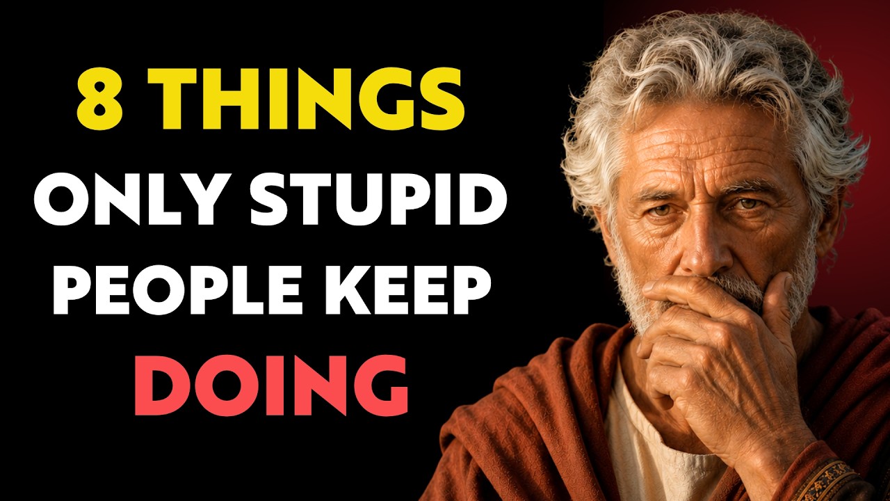 8 Things Only Stupid People Keep Doing | Stoicism