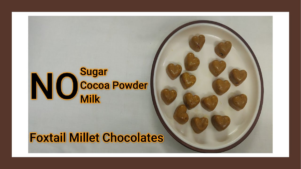 Foxtail Millet Chocolate| தினை சாக்லேட்| Foxtail Recipe in Tamil | சிறிய தானியங்கள் செய்முறை
