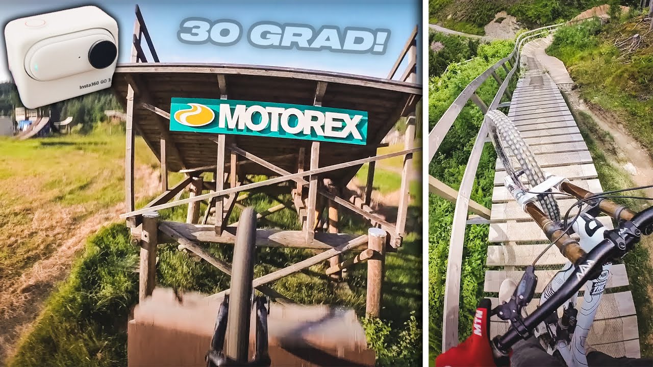 Bei 30 GRAD meine SPRÜNGE fahren & Trails in Österreich! (mit der insta360 Go3)