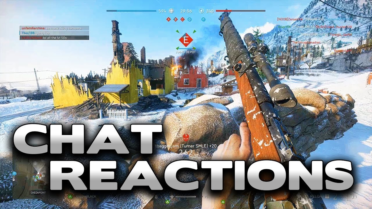 Battlefield 5 In-Game Chat Reactions 3
