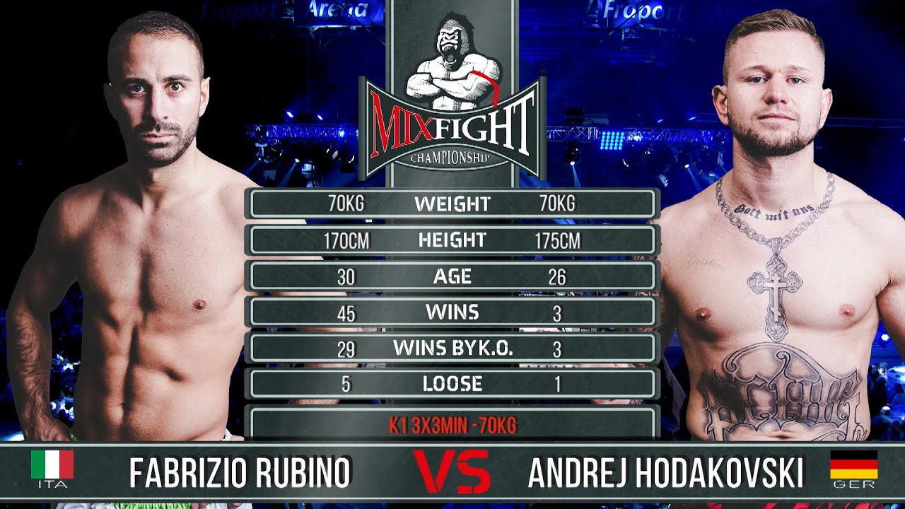 Boxer Vs. Kickboxer - Fabrizio Rubino Vs. Andrej Hodakovski K1 Match with MMA Gloves | December 2019