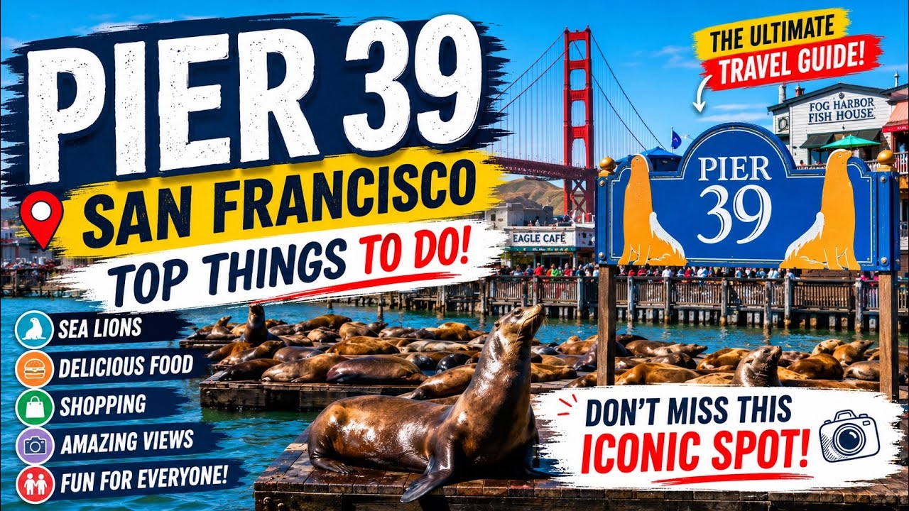 🚨 **PIER 39 SAN FRANCISCO!** 🦭 The Best Things to Do, Eat, and See in 2026 🇺🇸✨