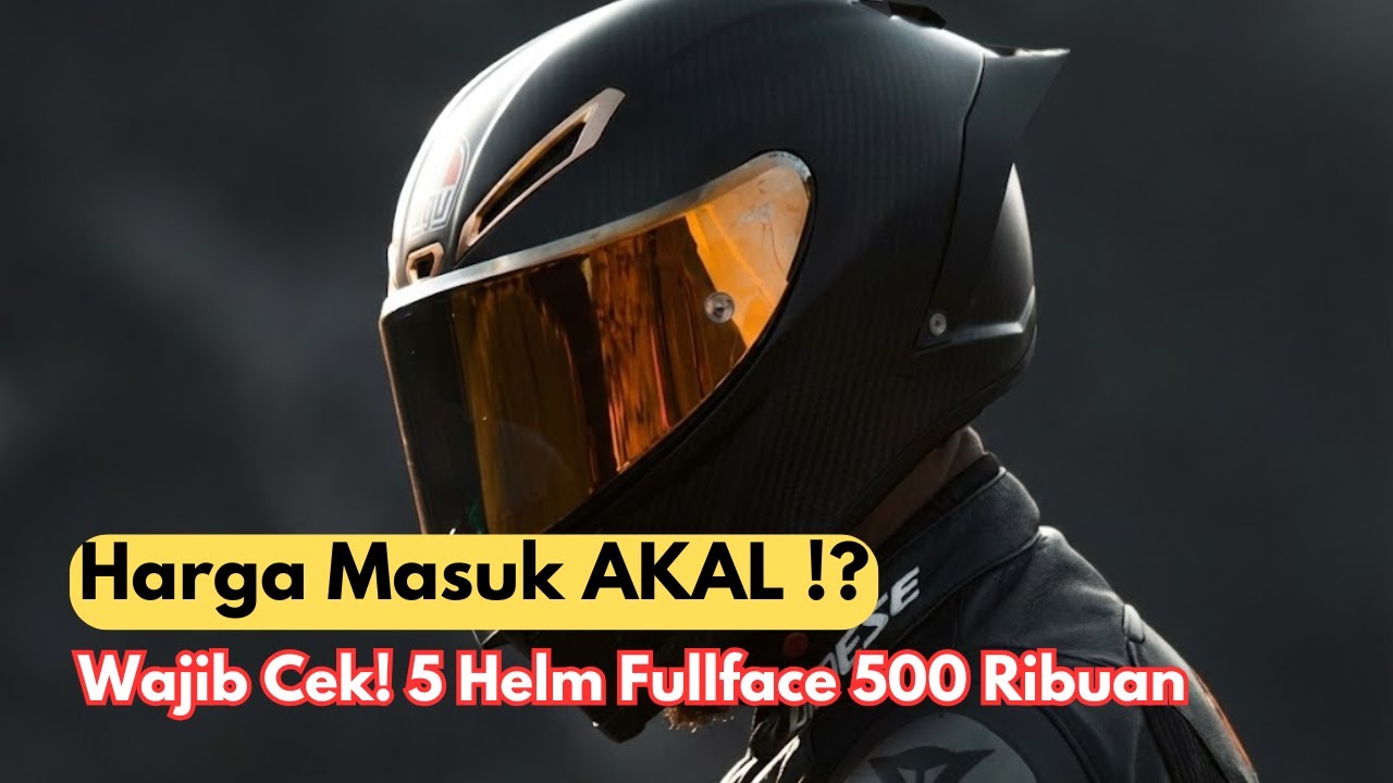Affordable But Premium! 5 Full-Face Helmets Under 500,000 Rupiah That You Must Have