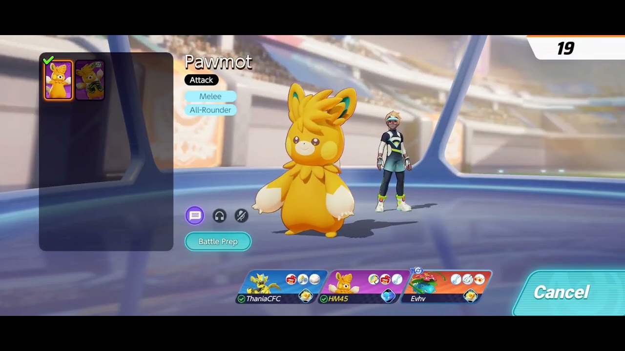 Pokemon Unite! HM45 Pawmot team wins at Auroma Park! Swift Talonflame!