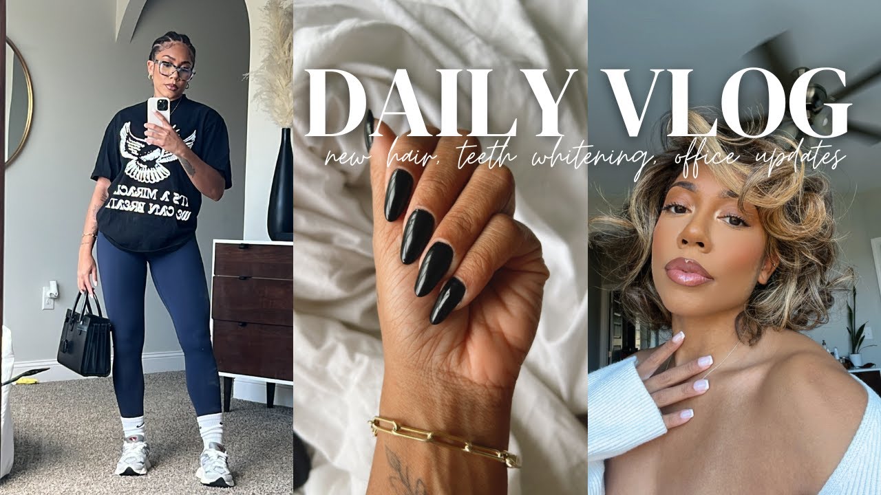 Daily Vlog: New Hair, Teeth Whitening, Running Errands & more | Faceovermatter