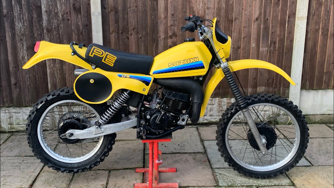1980 suzuki pe 175 old skool enduro 2 stroke