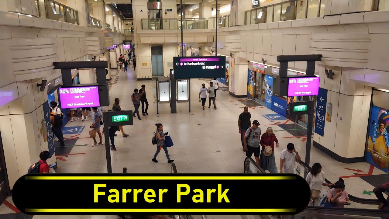 MRT Station Farrer Park - Singapore 🇸🇬 - Walkthrough 🚶