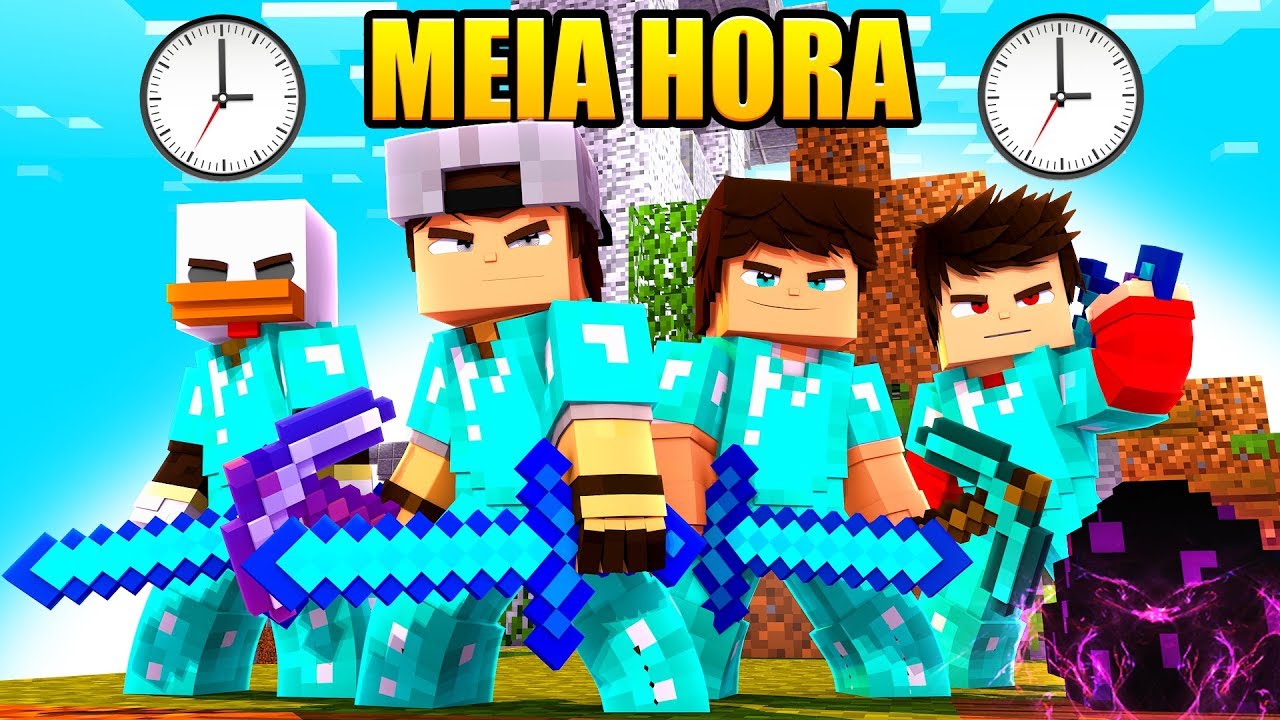 PARTIDA ÉPICA DE MEIA HORA NO EGG WARS !!