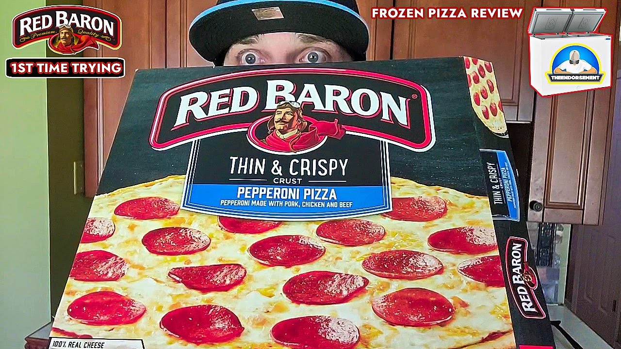 Red Baron® Thin & Crispy Pepperoni Pizza Review! 🍕 | BEST Frozen Pizza? 💯 | theendorsement
