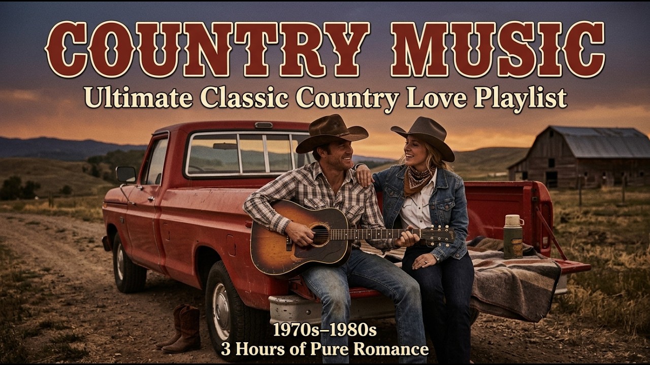 Ultimate Classic Country Love Playlist (1970s–1980s) 💛 3 Hours of Pure Romance