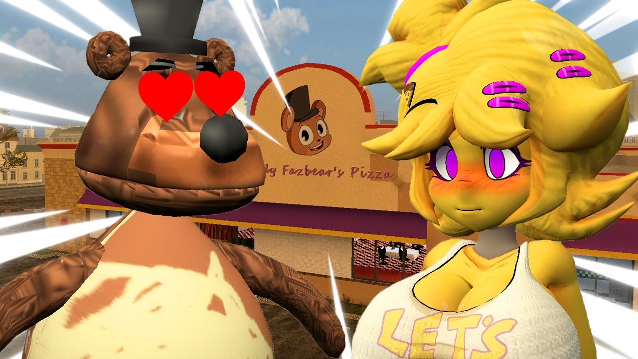 Фред влюблен... (GMOD FNAF)