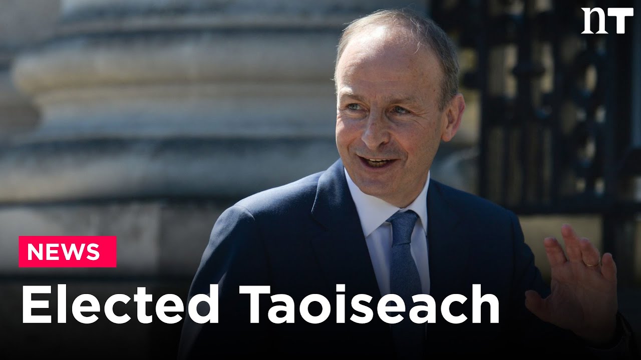 Micheál Martin elected Taoiseach for second time
