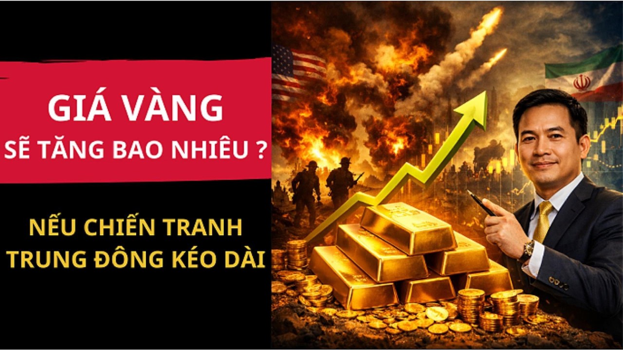 GIÁ VÀNG SẼ TĂNG BAO NHIÊU ? NẾU CHIẾN TRANH TRUNG KÉO DÀI | TƯ DUY LẬP NGHIỆP