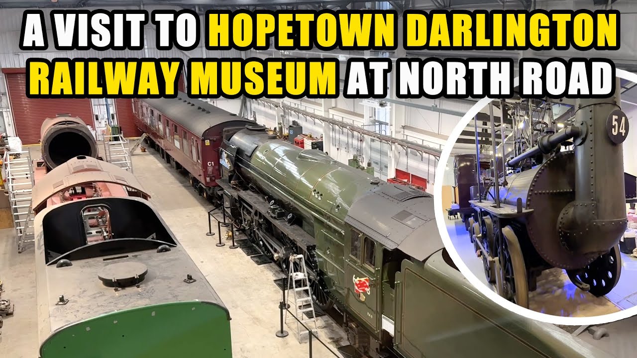 60163 'Tornado', 2007 'Prince of Wales', Locomotion Replica & MORE at Hopetown Darlington Museum!