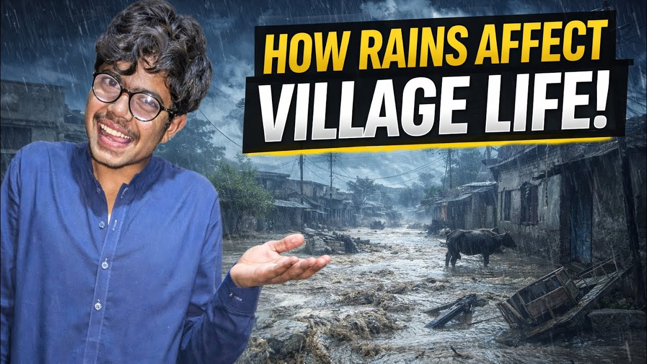 Beautiful Rainy Day in Village Pakistan 🇵🇰 | Nature & Peace