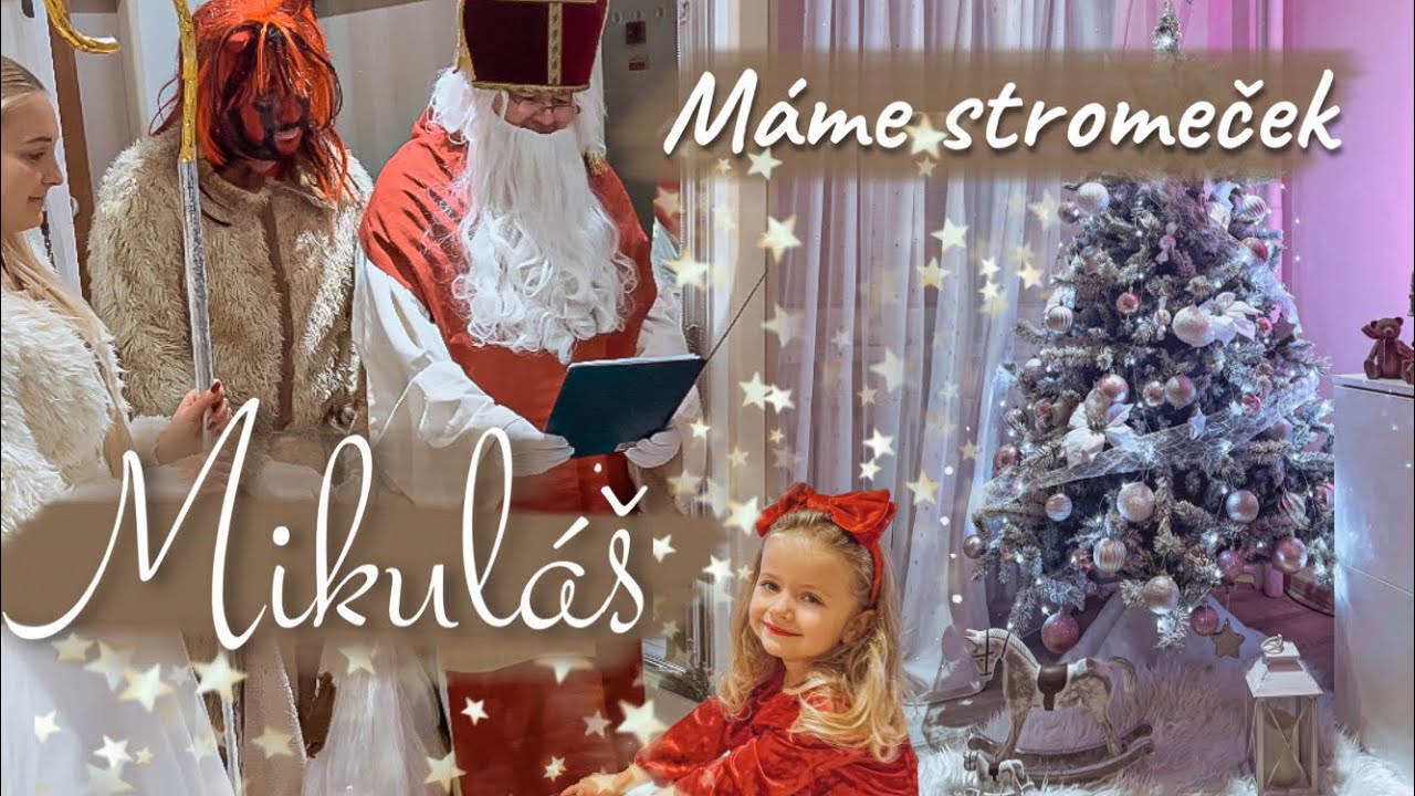 VLOGMAS | Přišel k nám Mikuláš😱 Zdobení vánočního stromečku 🎄