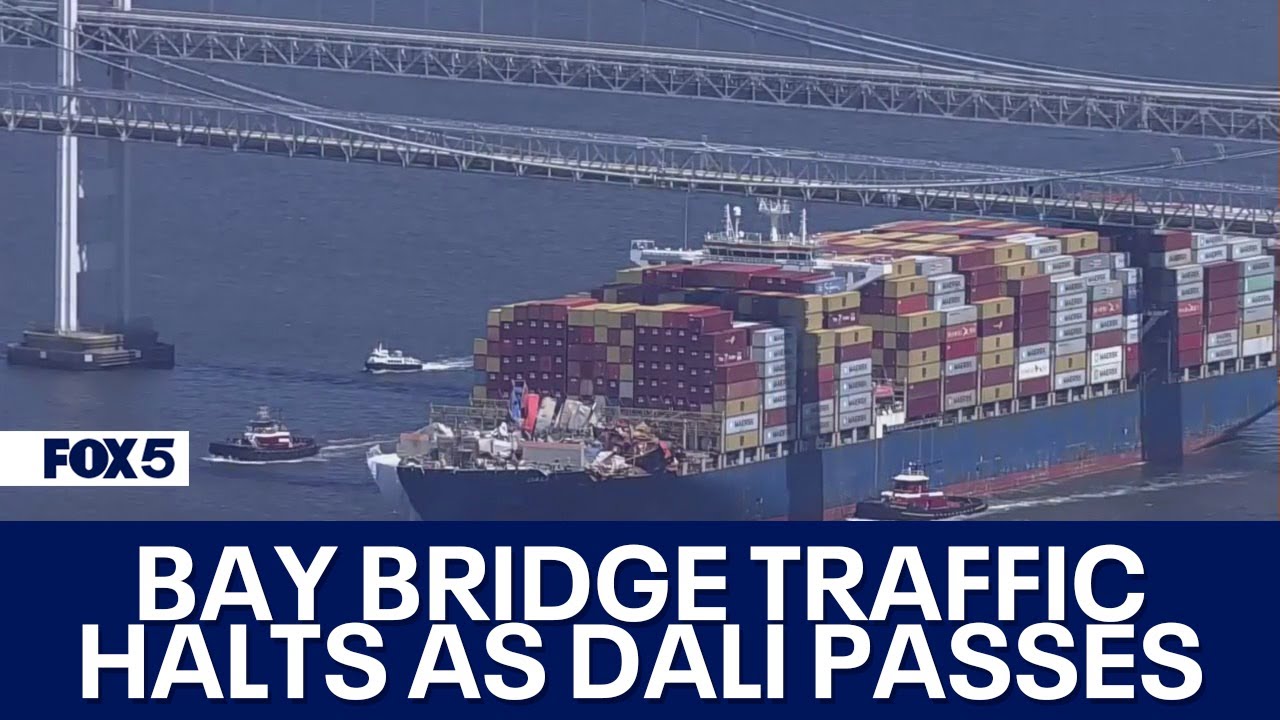 Baltimore Key Bridge collapse: Bay Bridge traffic halts as Dali passes beneath