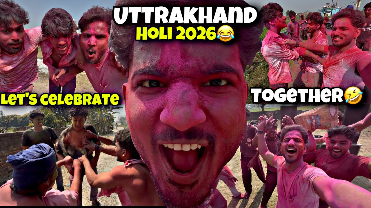 S3K UTTRAKHAND BOYS Holi Vlog🤣|Must watch!!!😂