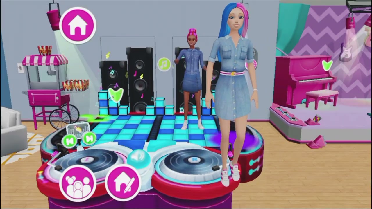 Barbie dream house adventure game new part by @wmbarbiesworld 