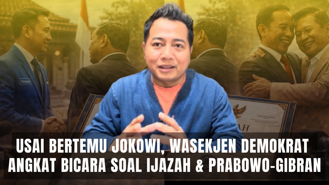 Jumpa Jokowi, Wasekjend Demokrat Jelaskan Posisinya dalam Polemik Ijazah dan Bahas Prabowo-Gibran