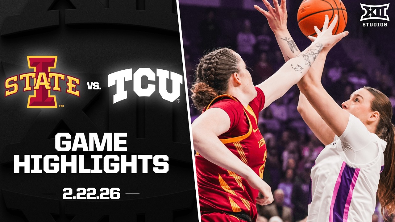 Iowa State vs. #12 TCU Game Highlights | 2025-26 Big 12 Women's Basketball