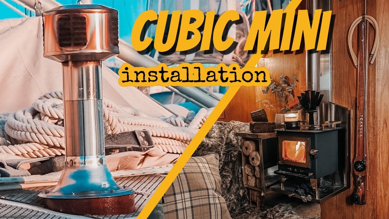 We Fitted a WOOD Burning Stove - On Our BOAT?! 🫣
