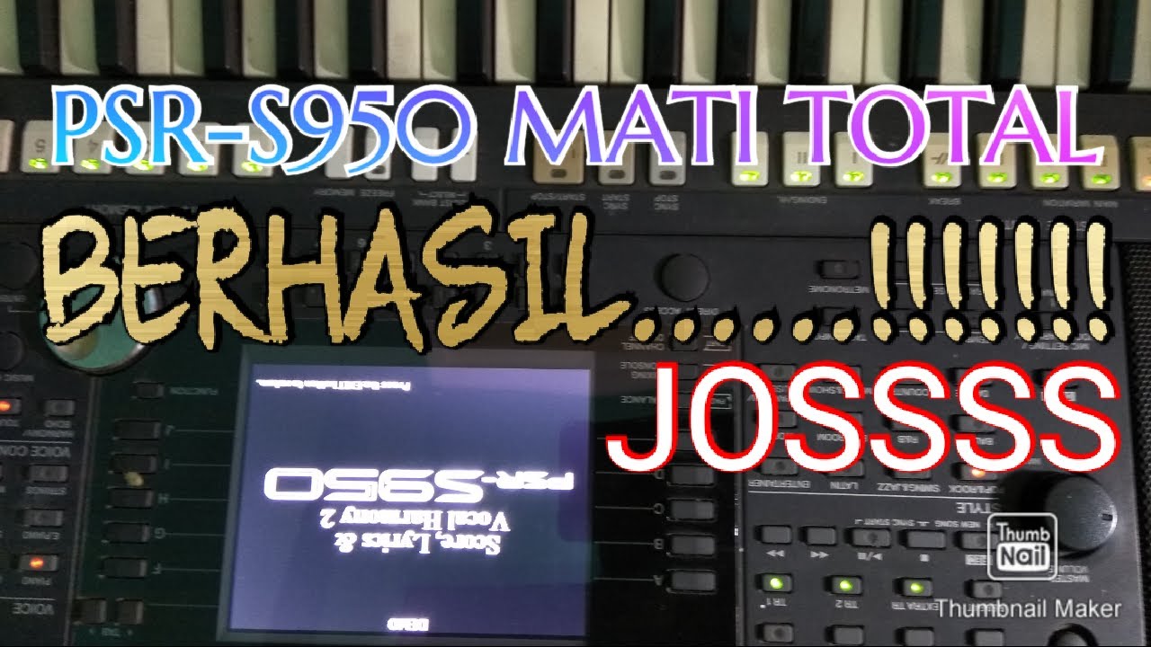 KEYBOARD YAMAHA PSR-S950 MATI TOTAL 