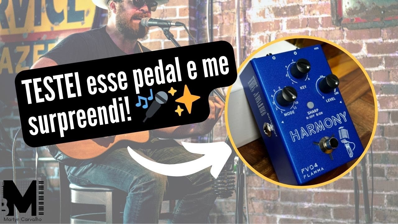 Testei o Pedal FLAMMA HARMONY FV04! Vale a Pena Review Completo! 🎤🔥