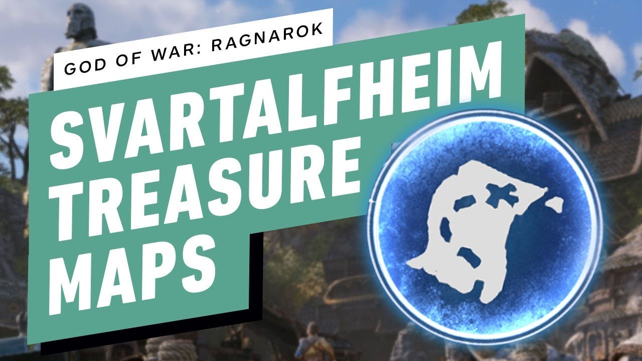 God of War Ragnarok - All Treasure Maps: Svartalfheim