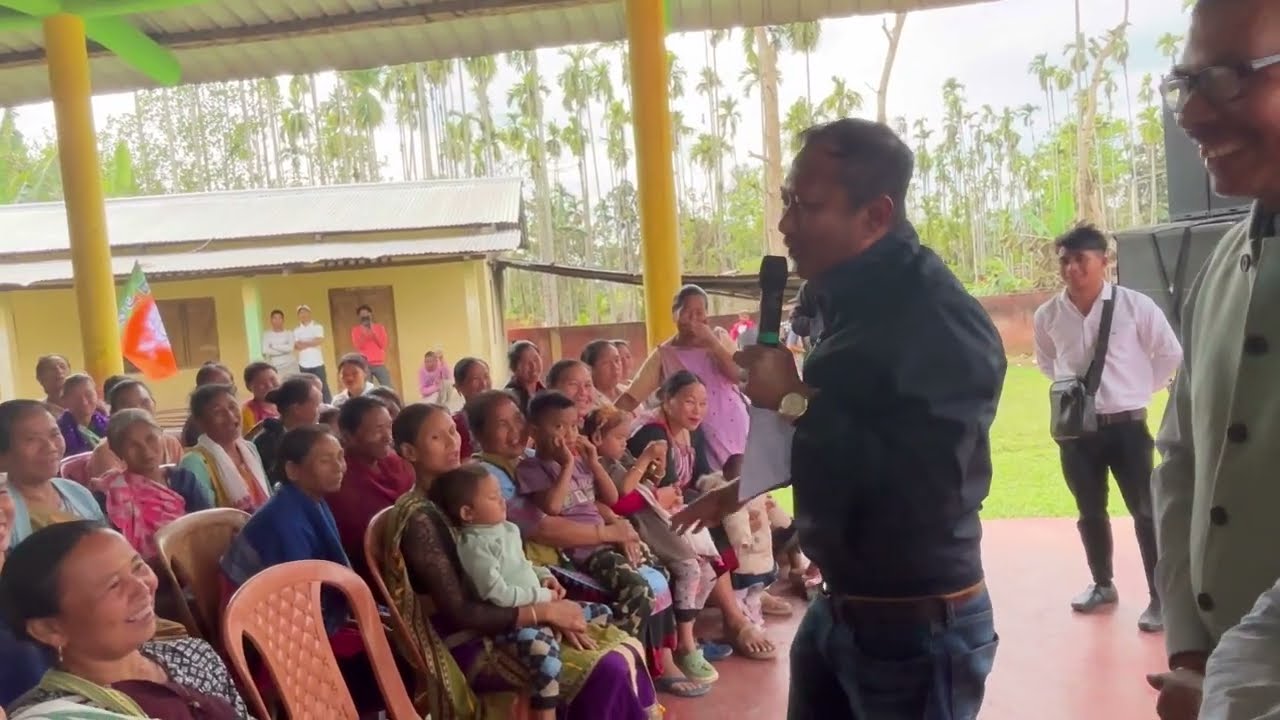 KAAC EM Richard Tokbi Powerful Speech During BJP public Meeting…