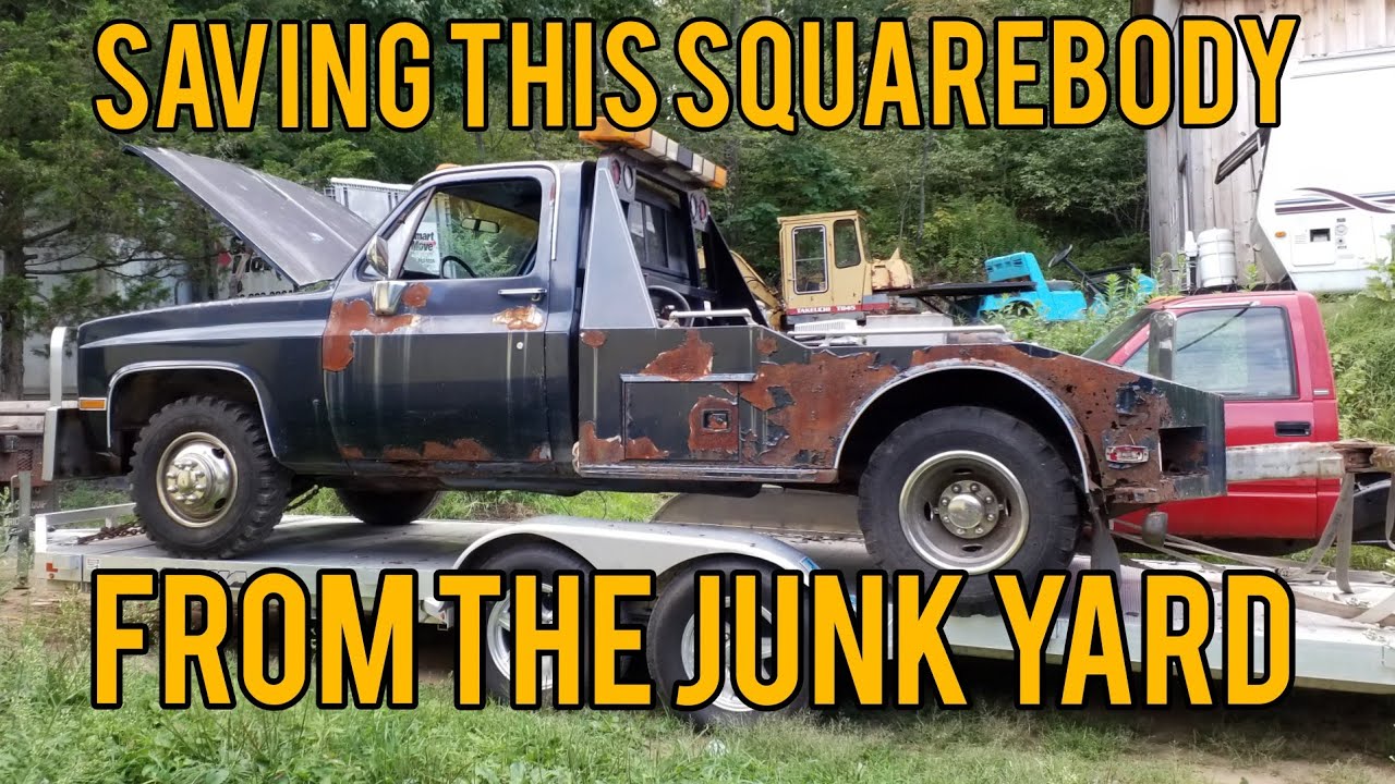 SAVE THE SQUARES! Squarebody Chevy Tow Truck part1
