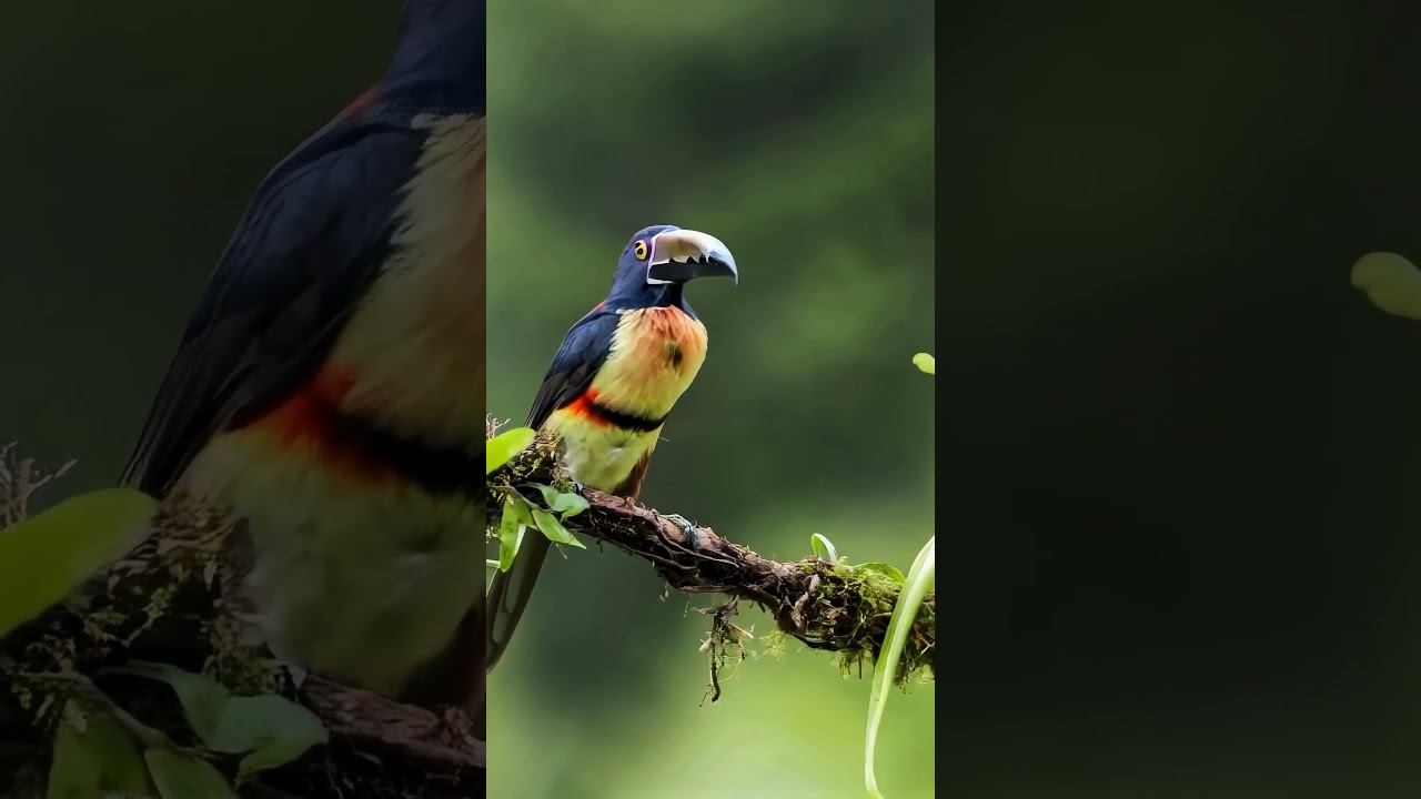 Collared Aracari.  #birds #wildbirds #forestbirds #bird #wildlife #birdslover #wildlifebirding
