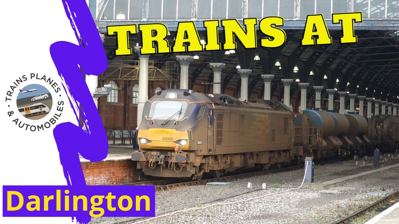 Trains at Darlington November 21