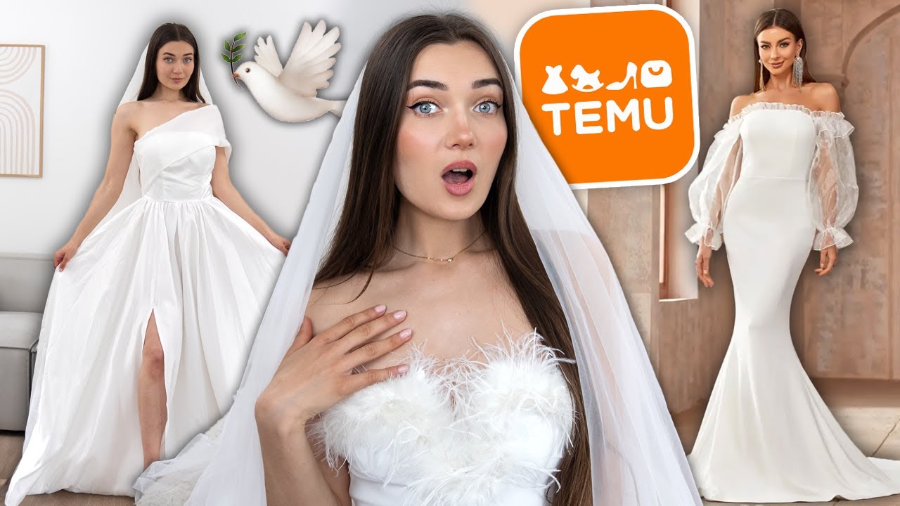 Я КУПИЛА ДЕШЁВЫЕ СВАДЕБНЫЕ ПЛАТЬЯ TEMU! ЧЁРТ ВОЗЬМИ...