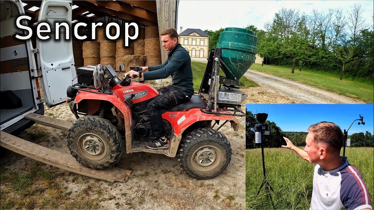 PULVÉ, QUAD, SEMIS ET STATION MÉTÉO !