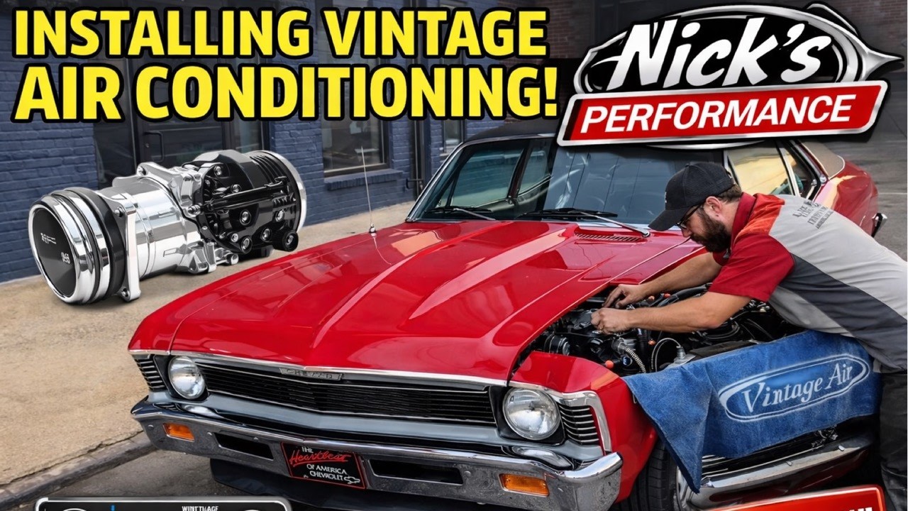 INSTALLING VINTAGE AIR ON THIS BEAUTIFUL 69 CHEVY NOVA