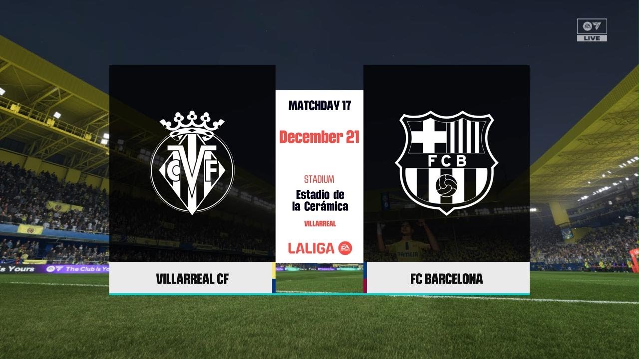 EA SPORTS FC 26  - Villarreal vs. Barcelona - PS5 gameplay