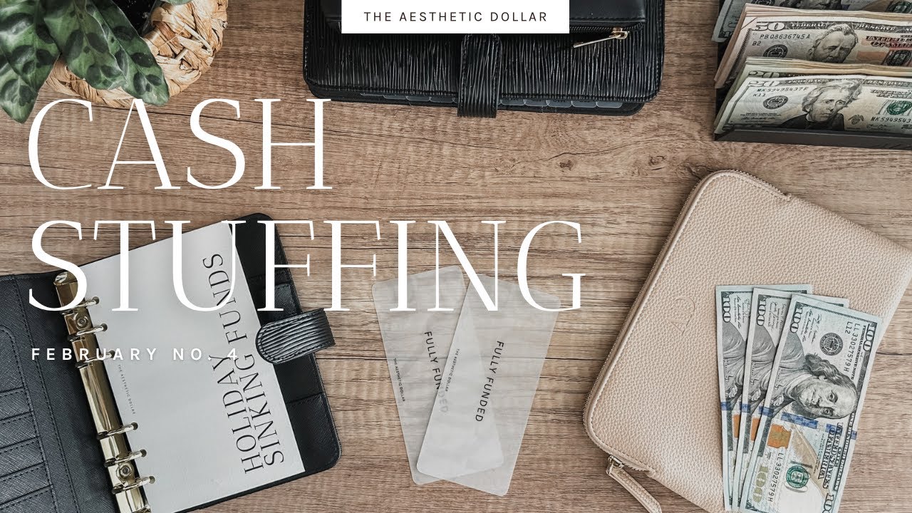Cash Stuffing | $1,970 | February No. 4 | Cash Envelopes | Sinking Funds + Savings Challenges