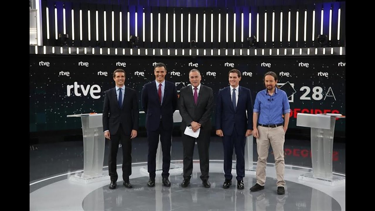 Debate Electoral - Elecciones Generales 28 A   TVE - 22-04-19