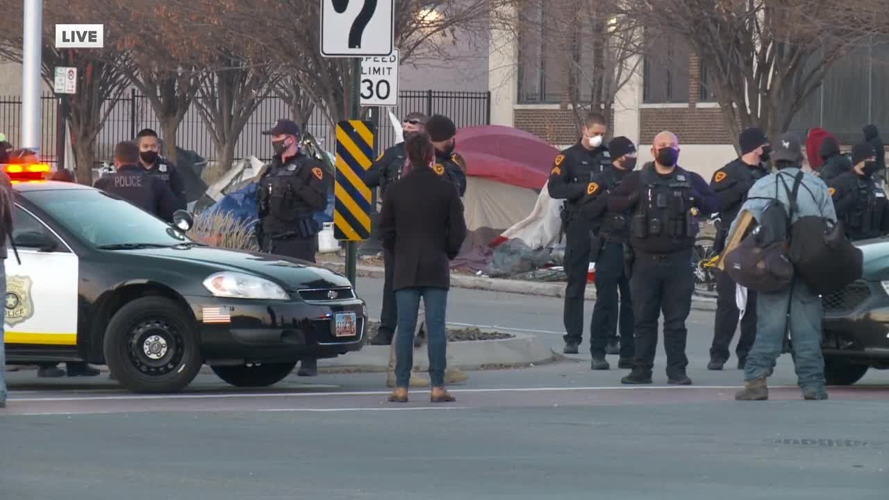 Police clear out Salt Lake City homeless camps