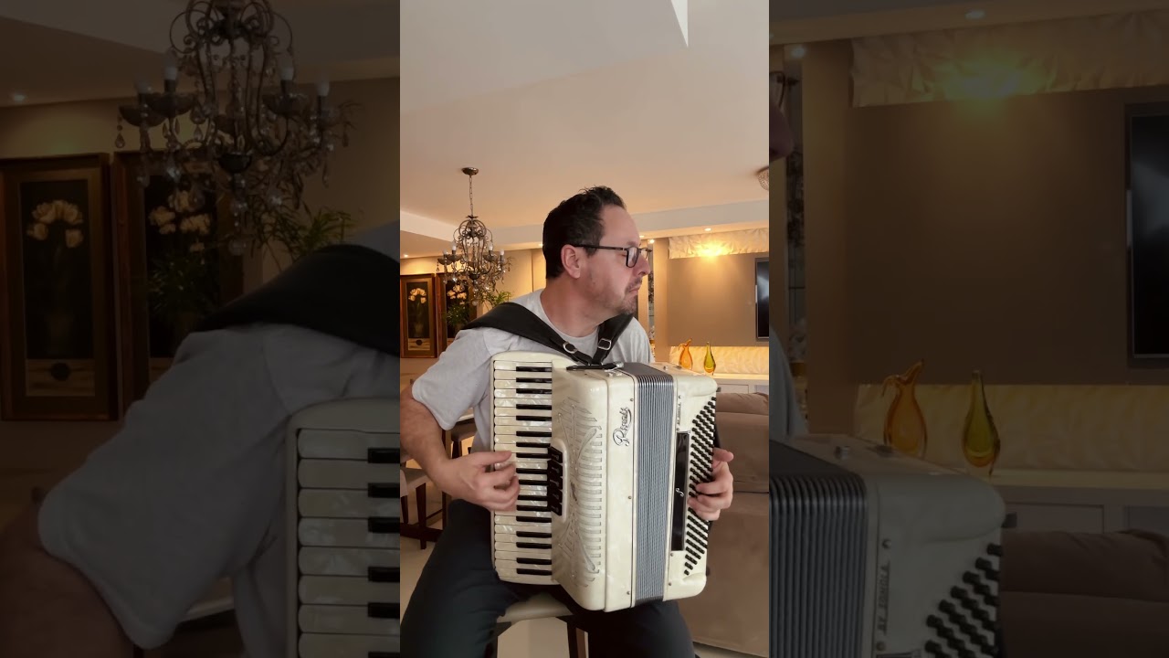 Um timbre poderoso de violino no acordeon.