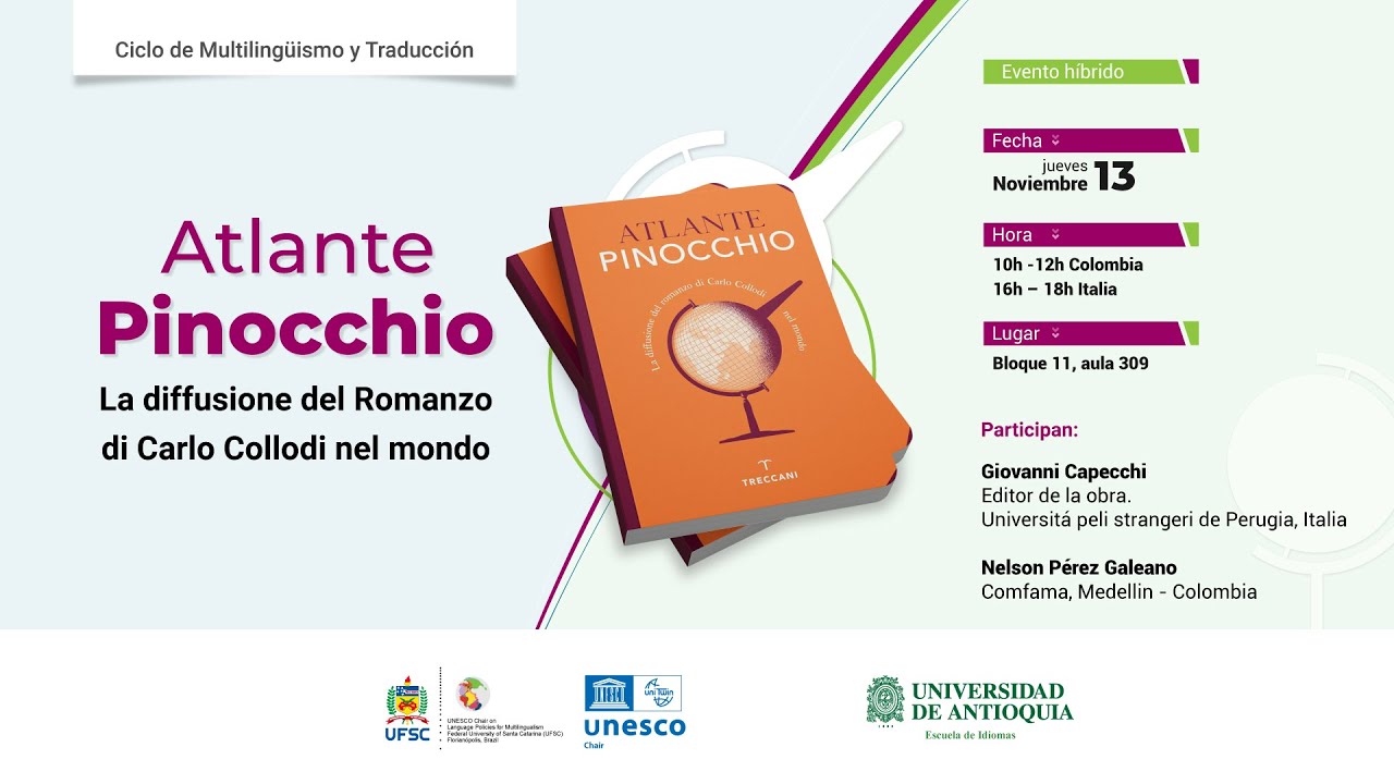 Ciclo de Multilingüismo y Traducción: Atlante Pinocchio