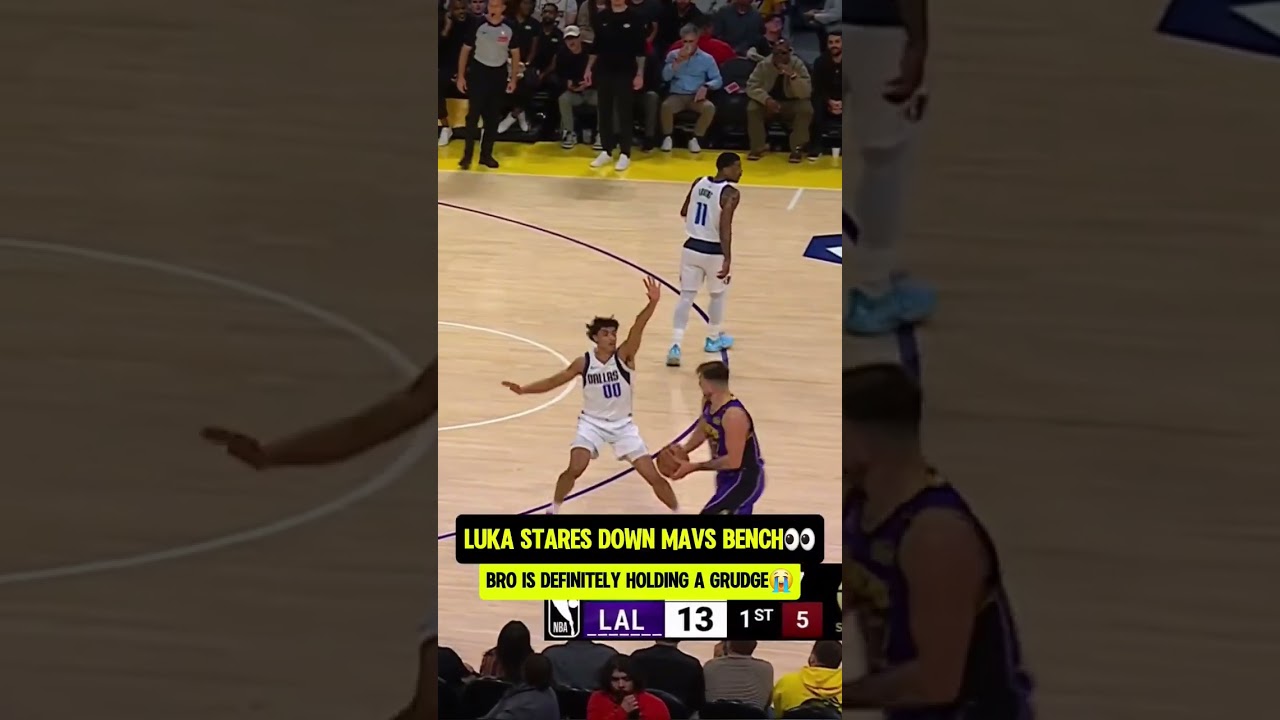 STARED DOWN THE WHOLE BENCH 🏀🥷✅ | #ballervision #nba #basketball