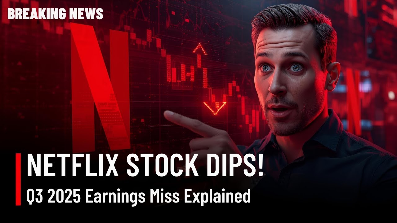 Netflix Stock Dips After Earnings Miss | What&rsquo;s Behind the Q3 2025 Results? #netflix #stockmarket