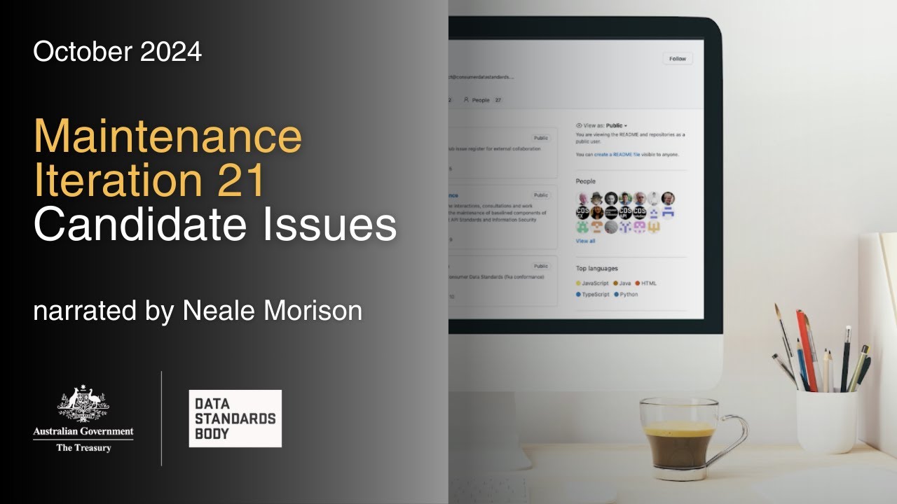 [126] Maintenance Iteration 21 Candidate Issues - narrated by Neale Morison (18/10/2024)