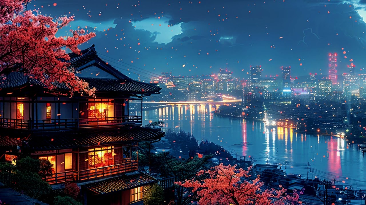 Calm Night 🔵 No Copyright Lofi Japanese Songs 2024 🔵 Japanese Lofi Music 2024